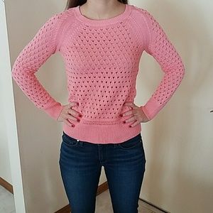 Knit Sweater with Cutouts